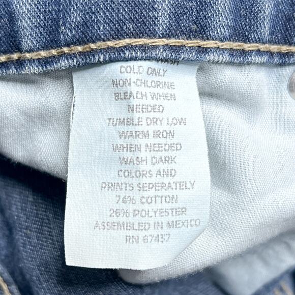 Vintage Y2K Vanity Jeans Blue Denim Medium Wash Boot Cut Slight Flare Mid Rise - Picture 6 of 10